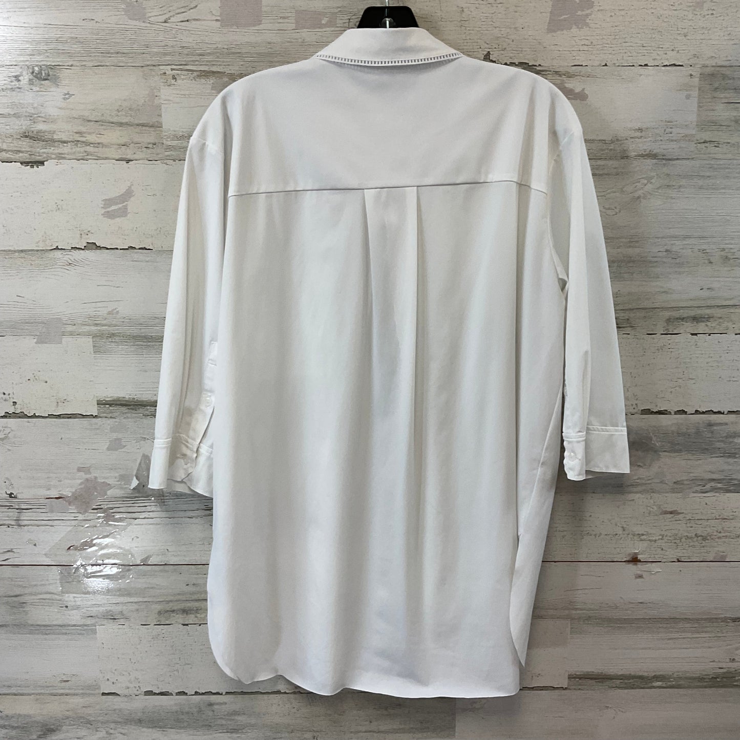 Blouse 3/4 Sleeve By Lysse In White, Size: L