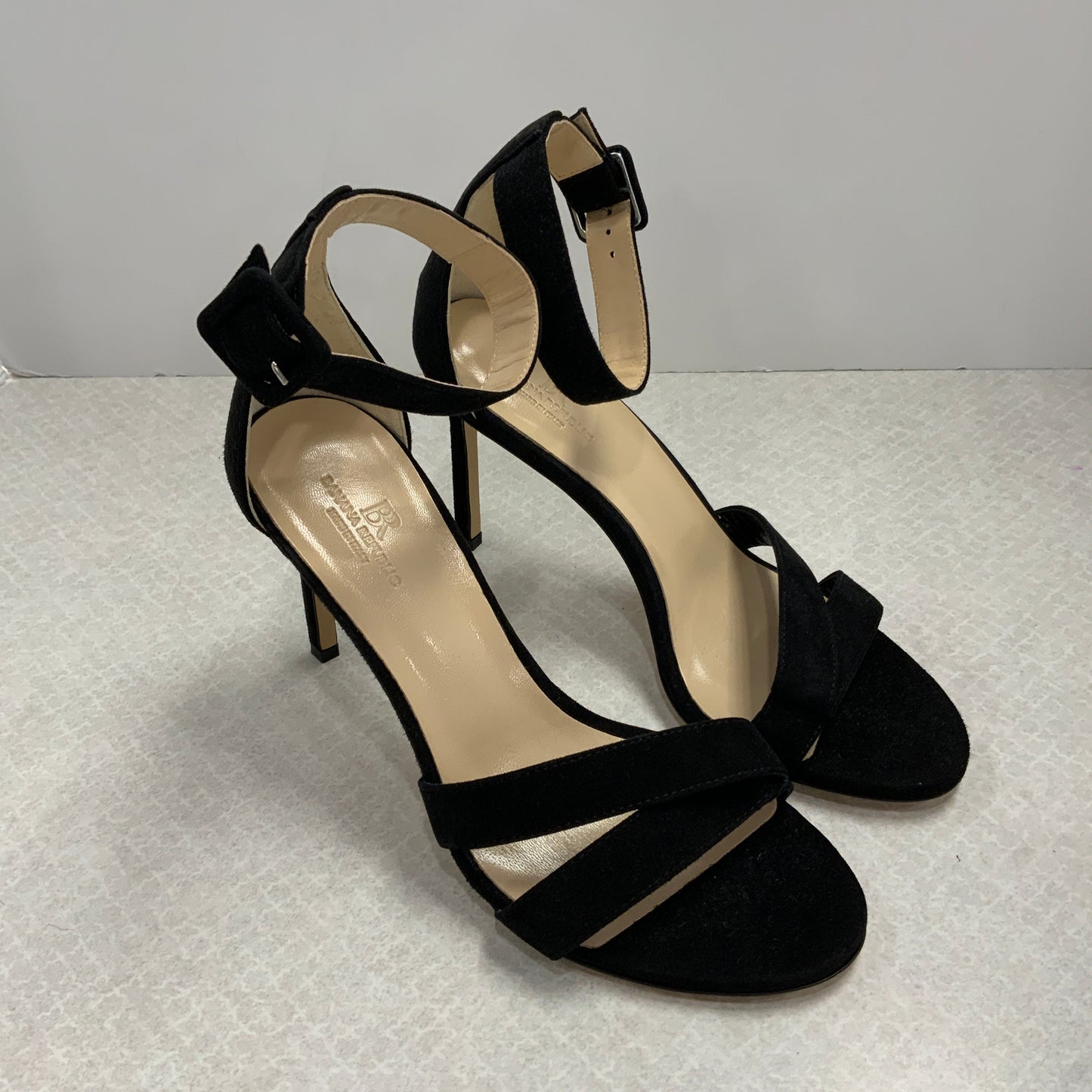 Shoes Heels Stiletto By Banana Republic In Black, Size: 9