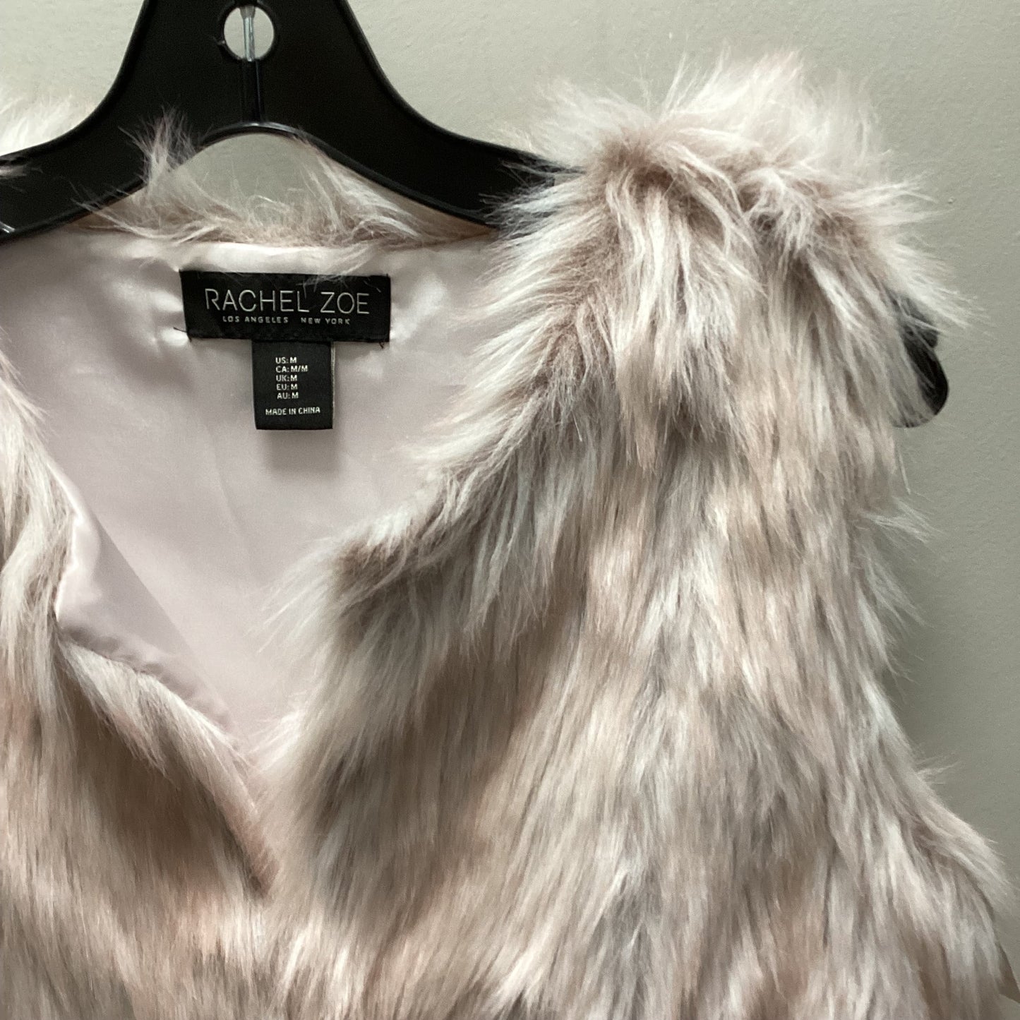 Vest Faux Fur & Sherpa By Rachel Zoe In Pink, Size: M