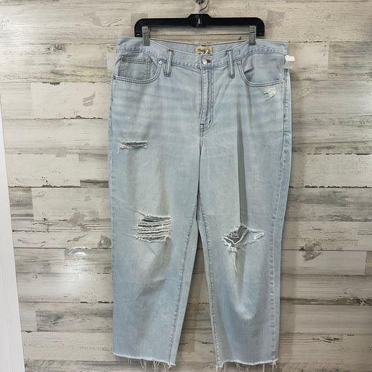 Jeans Boyfriend By Madewell In Blue Denim, Size: 14