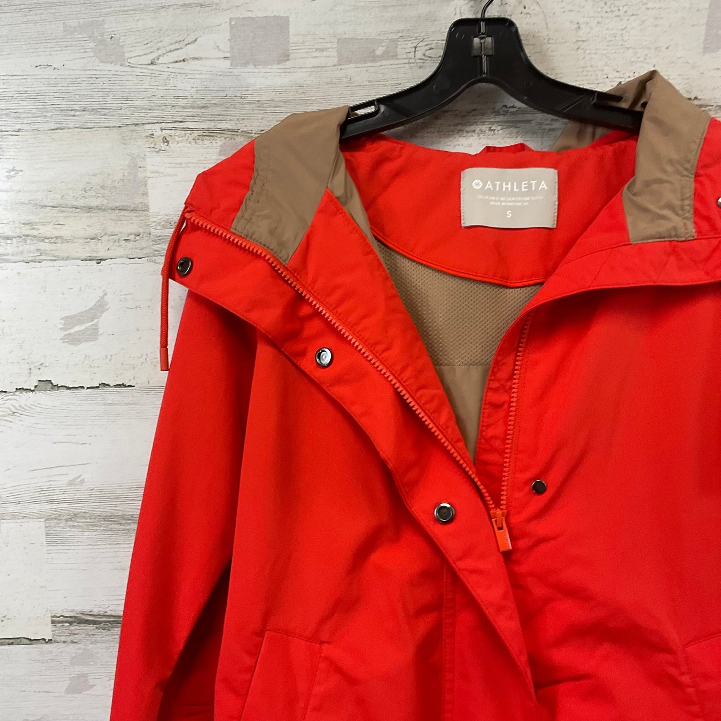 Coat Other By Athleta In Red, Size: S