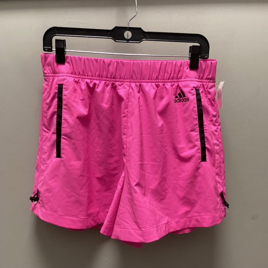 Athletic Shorts By Adidas In Pink, Size: M