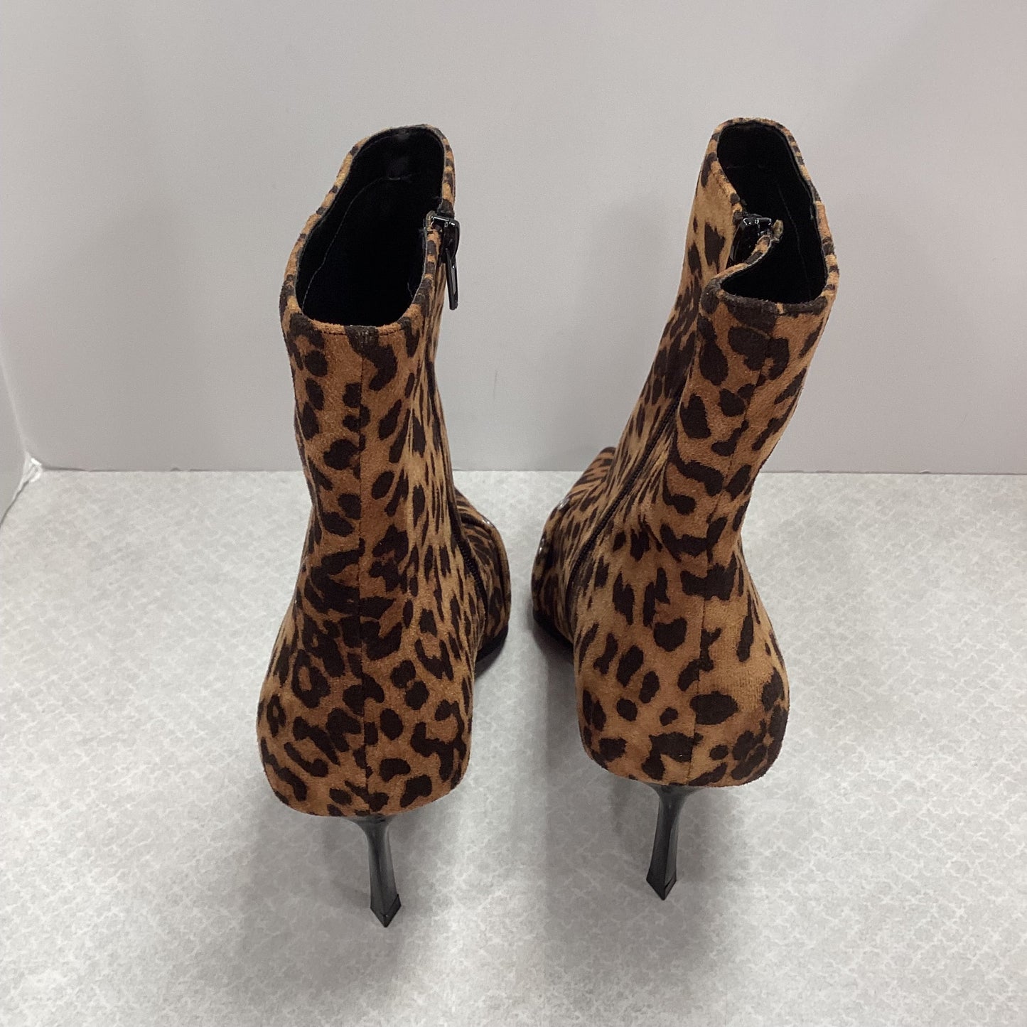 Boots Ankle Heels By Madden Girl In Animal Print, Size: 11