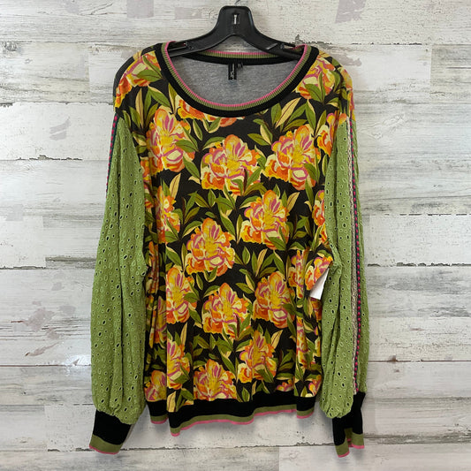 Top Long Sleeve By Blank London In Green, Size: 2x