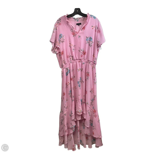 Dress Casual Maxi By 1.state In Pink, Size: 1x