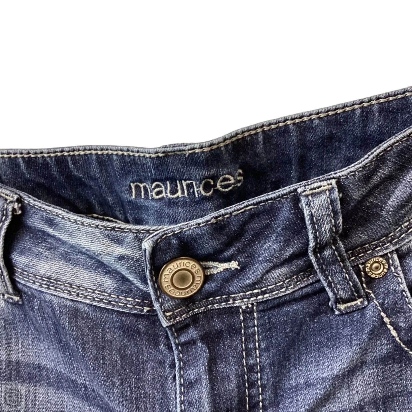 Jeans Straight By Maurices In Blue Denim, Size: 10