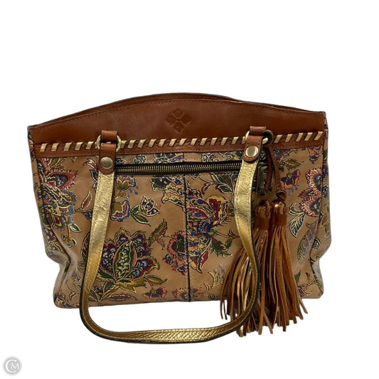 Handbag Leather By Patricia Nash, Size: Medium