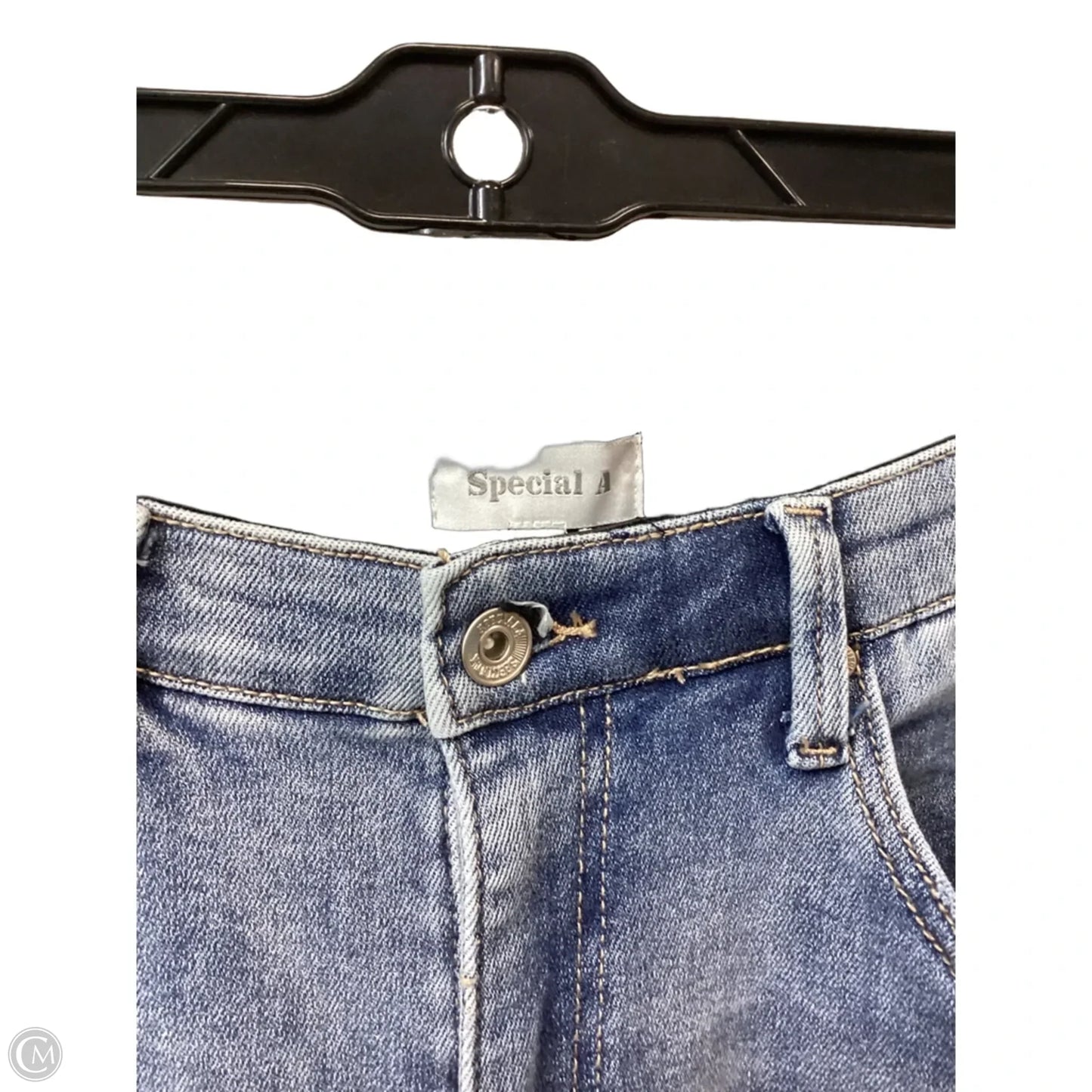 Jeans Wide Leg By Special A In Blue Denim, Size: 12