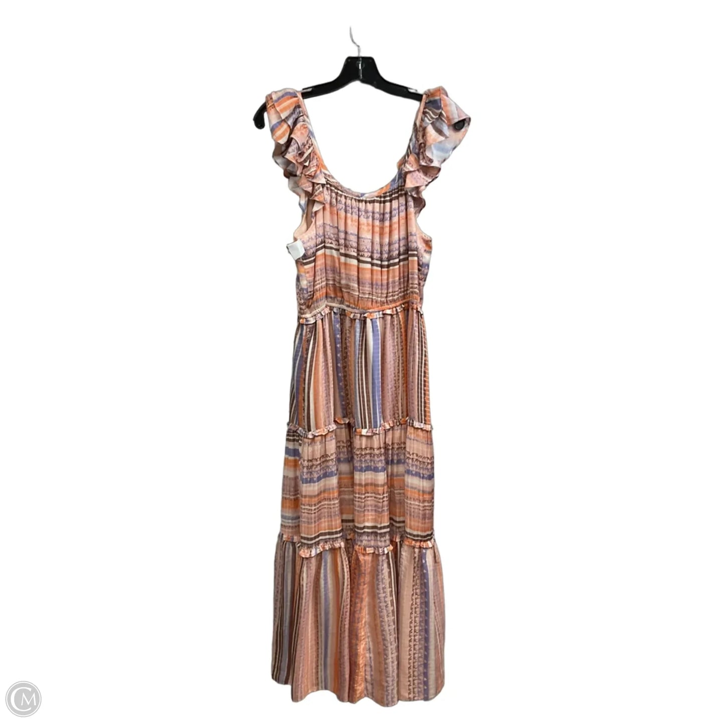 Dress Casual Maxi By Current Air In Brown, Size: M