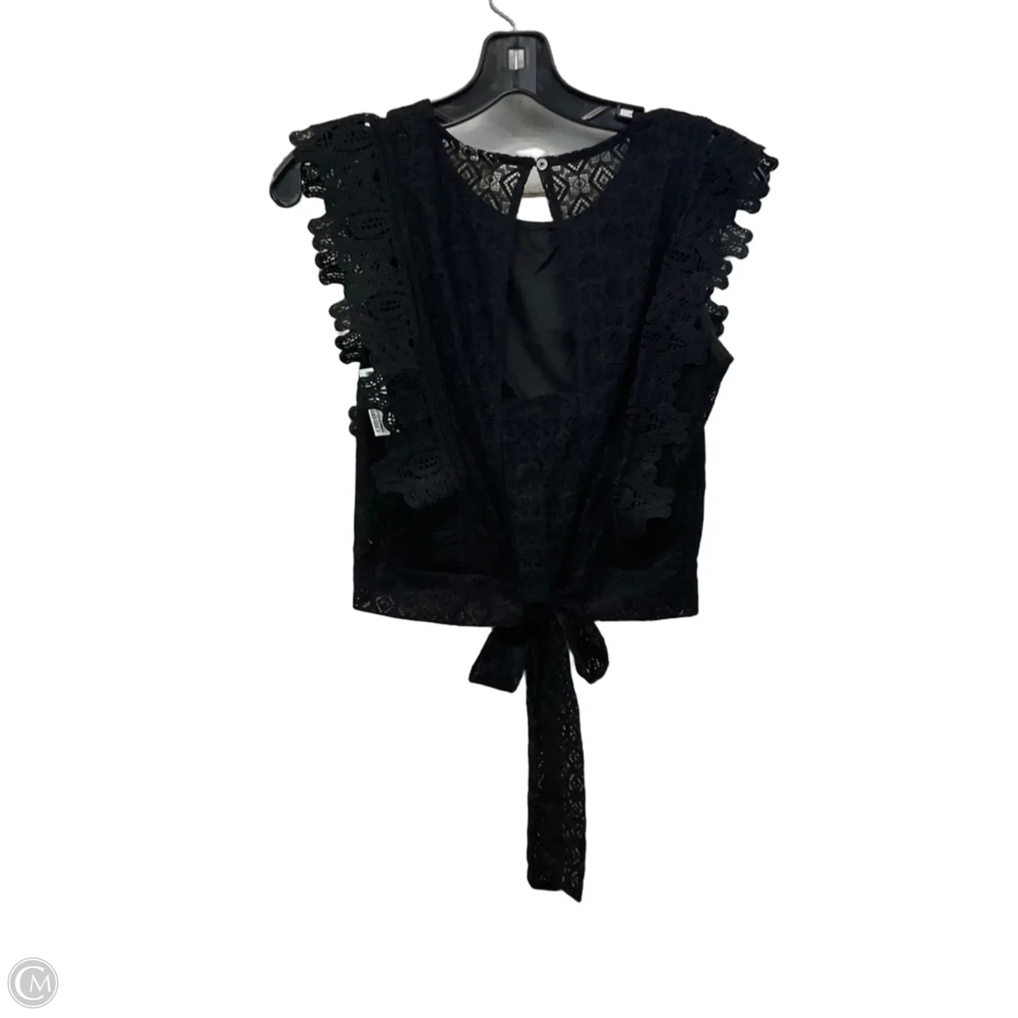Blouse Sleeveless By GRACE & EMMA In Black, Size: S