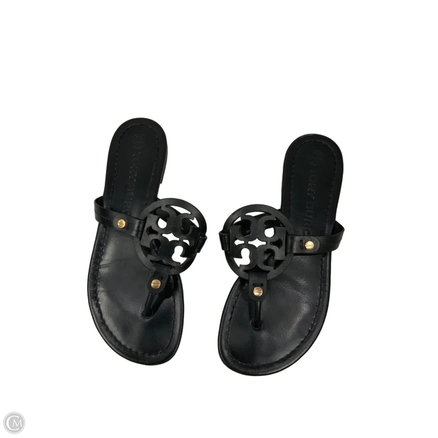 Sandals Designer By Tory Burch In Black, Size: 6