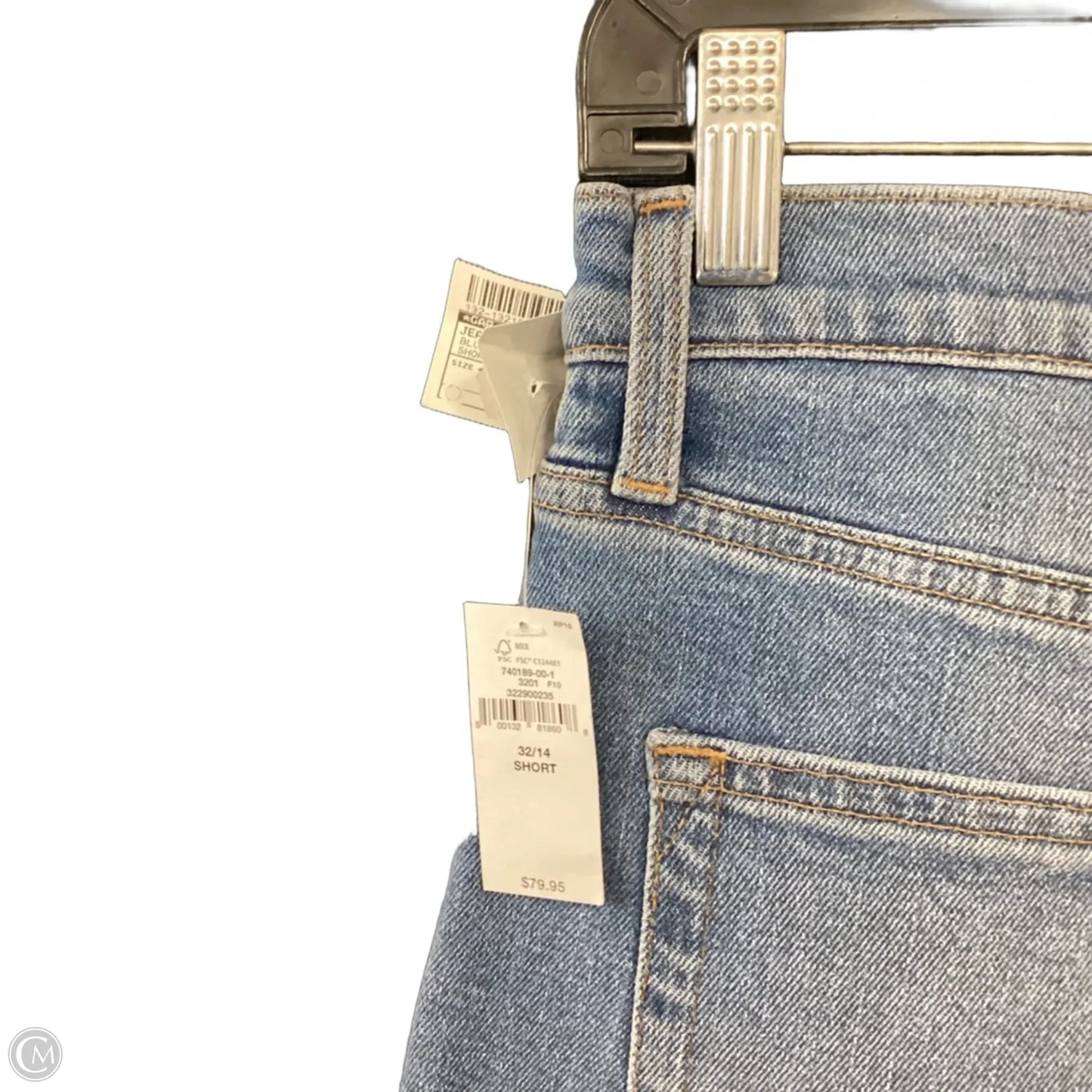 Jeans Wide Leg By Gap In Blue Denim, Size: 14 short