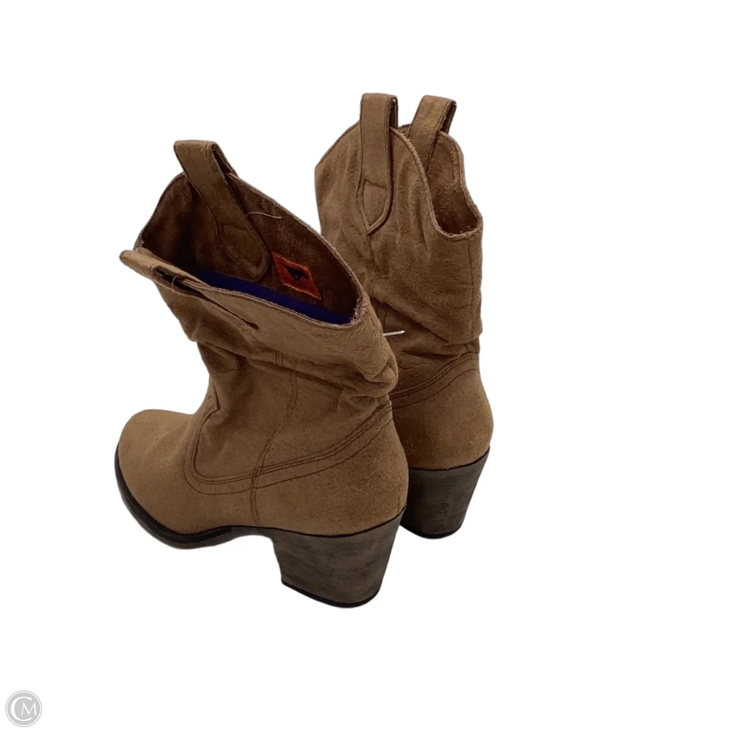Boots Ankle Heels By Rocket Dogs In Brown, Size: 7