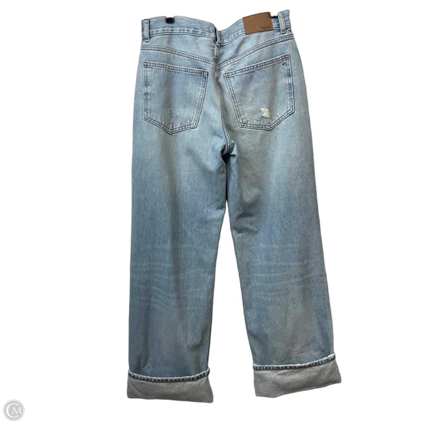 Jeans Wide Leg By Madewell In Blue Denim, Size: 0p