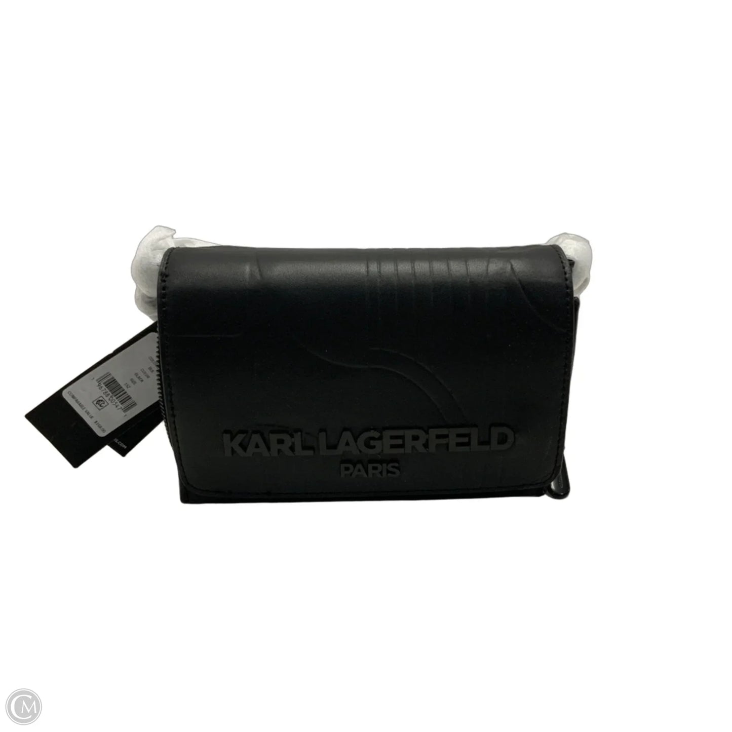 Crossbody Leather By Karl Lagerfeld, Size: Medium