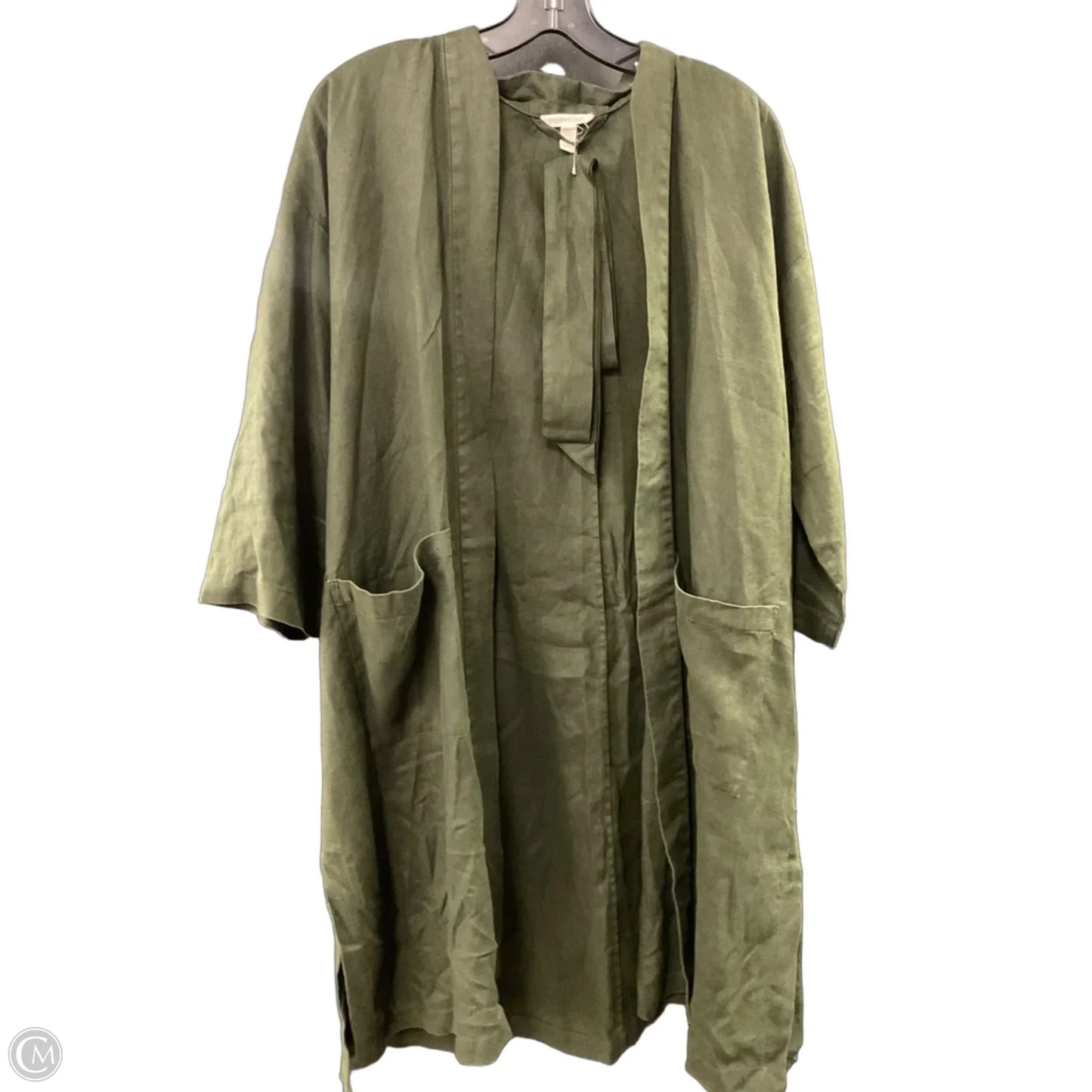 Cardigan By Eileen Fisher In Green, Size: Xs