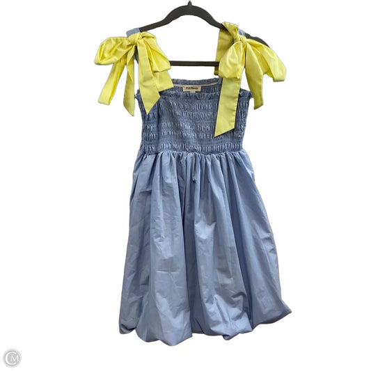 Dress Casual Short By PINK RIPPLE In Blue, Size: L