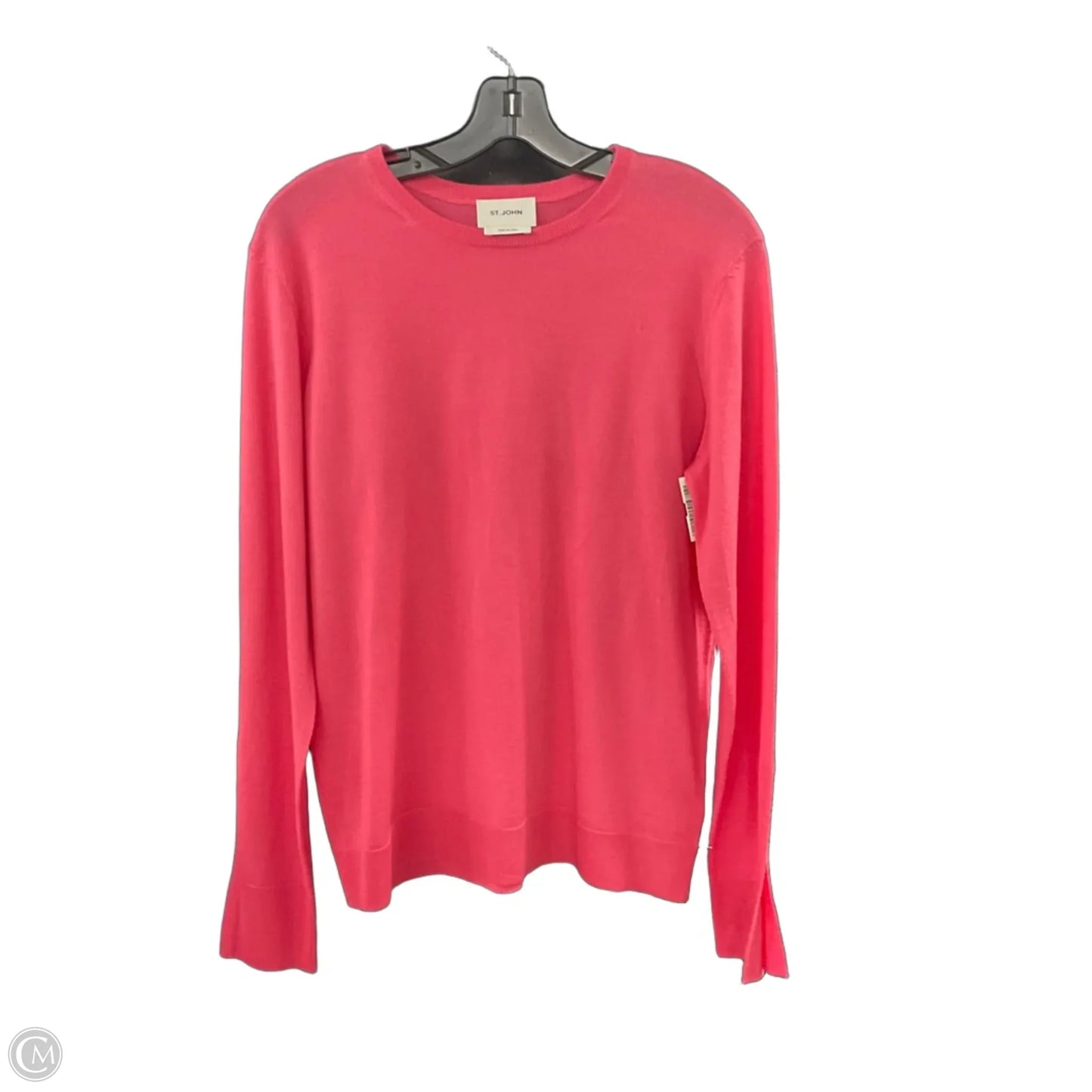 Top Long Sleeve Luxury Designer By St John Collection In Pink, Size: L