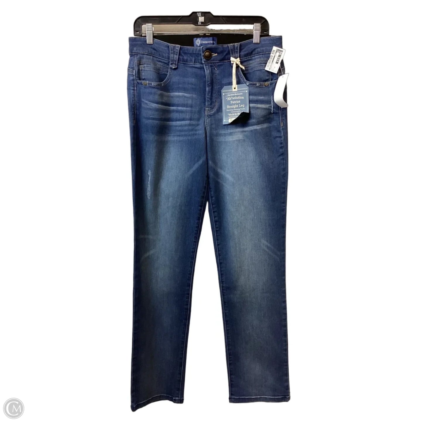 Jeans Straight By Democracy In Blue Denim, Size: 10