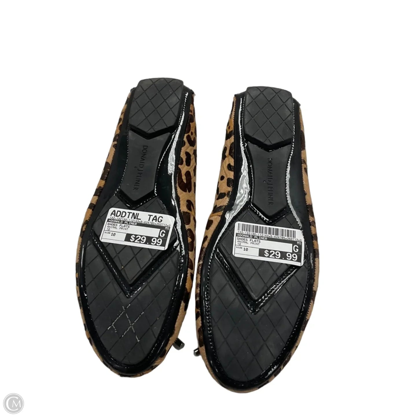 Shoes Flats By Donald Pliner In Animal Print, Size: 10