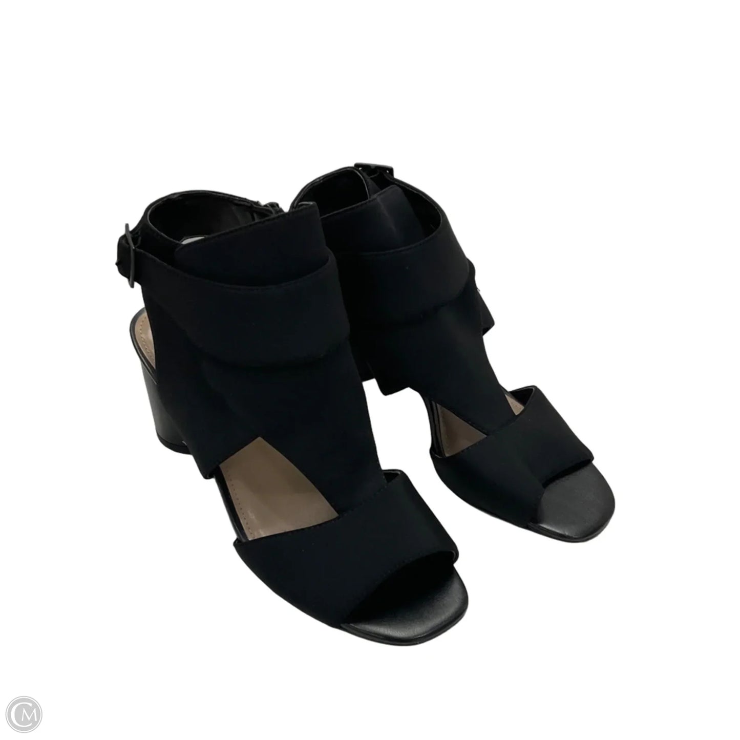 Sandals Heels Block By Donald Pliner In Black, Size: 9