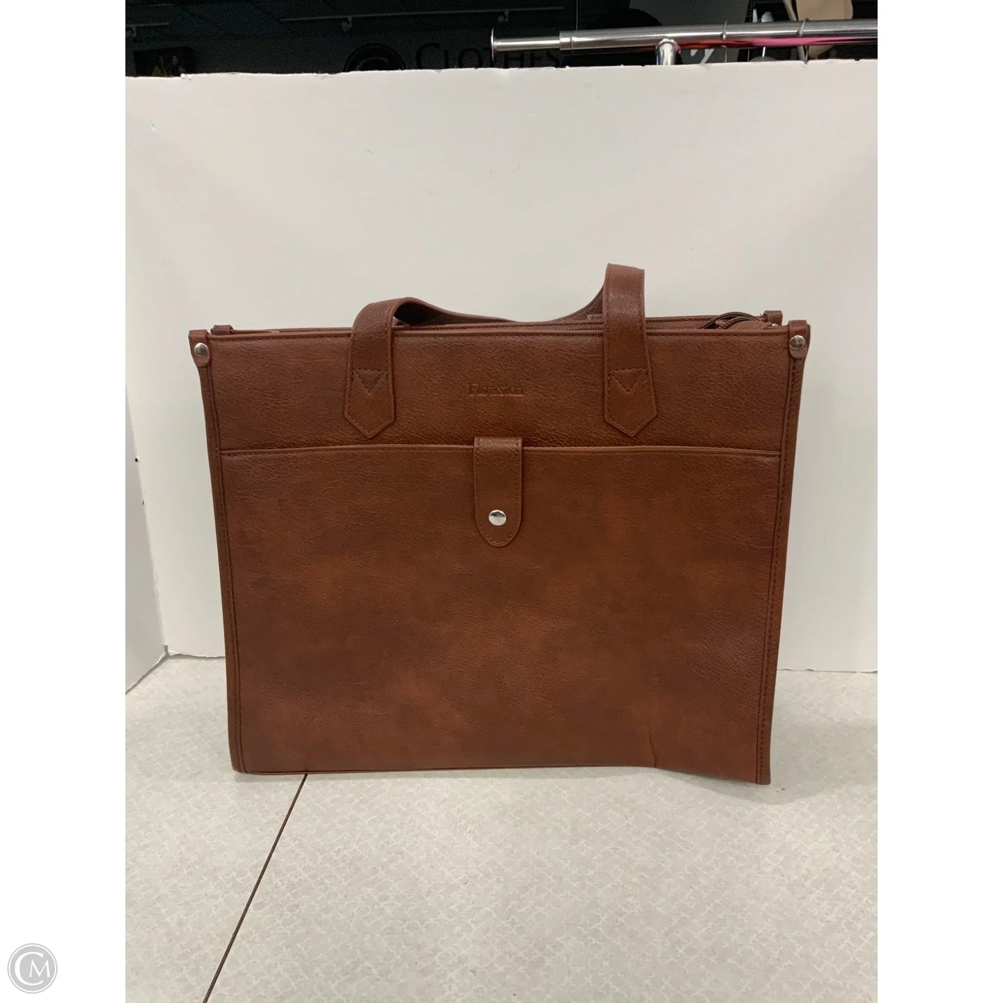 Laptop Bag By Flowston, Size: Large