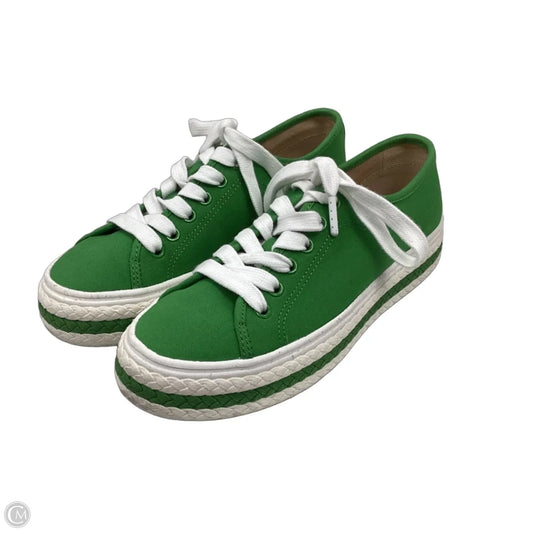 Shoes Designer By Kate Spade In Green, Size: 6.5