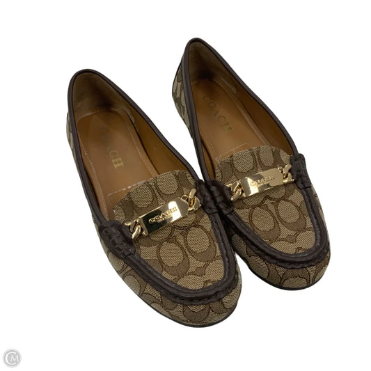 Shoes Designer By Coach In Brown, Size: 8