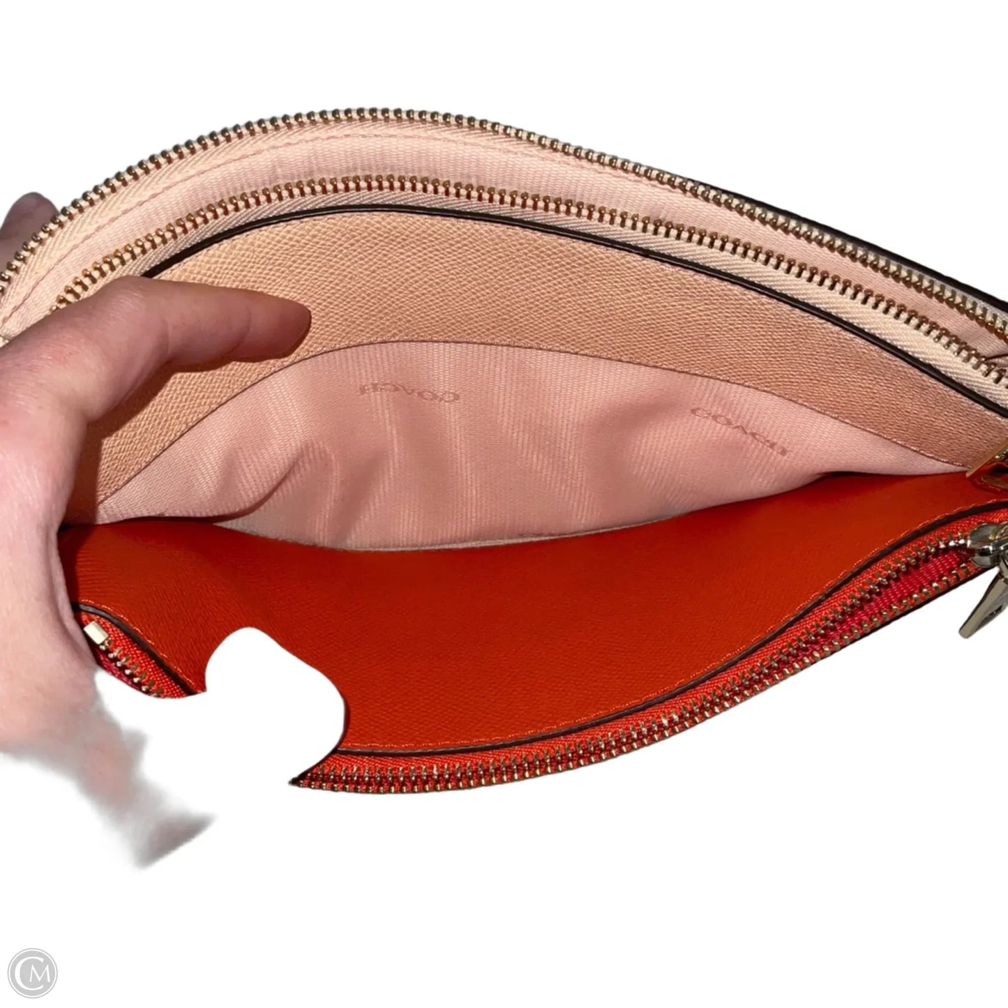 Wristlet Designer By Coach, Size: Medium