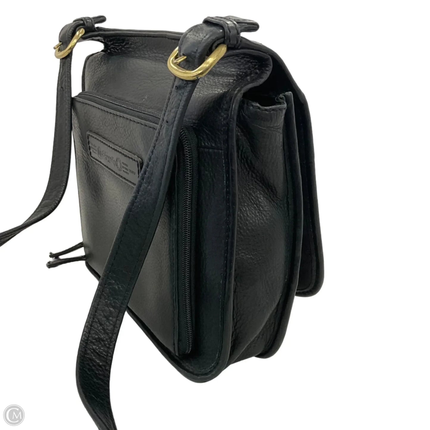 Crossbody Leather By Fossil, Size: Medium