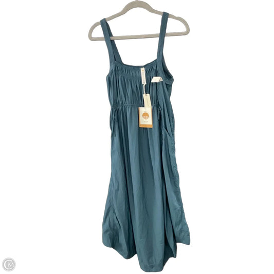 Dress Casual Midi By Daily Practice By Anthropologie In Blue, Size: L
