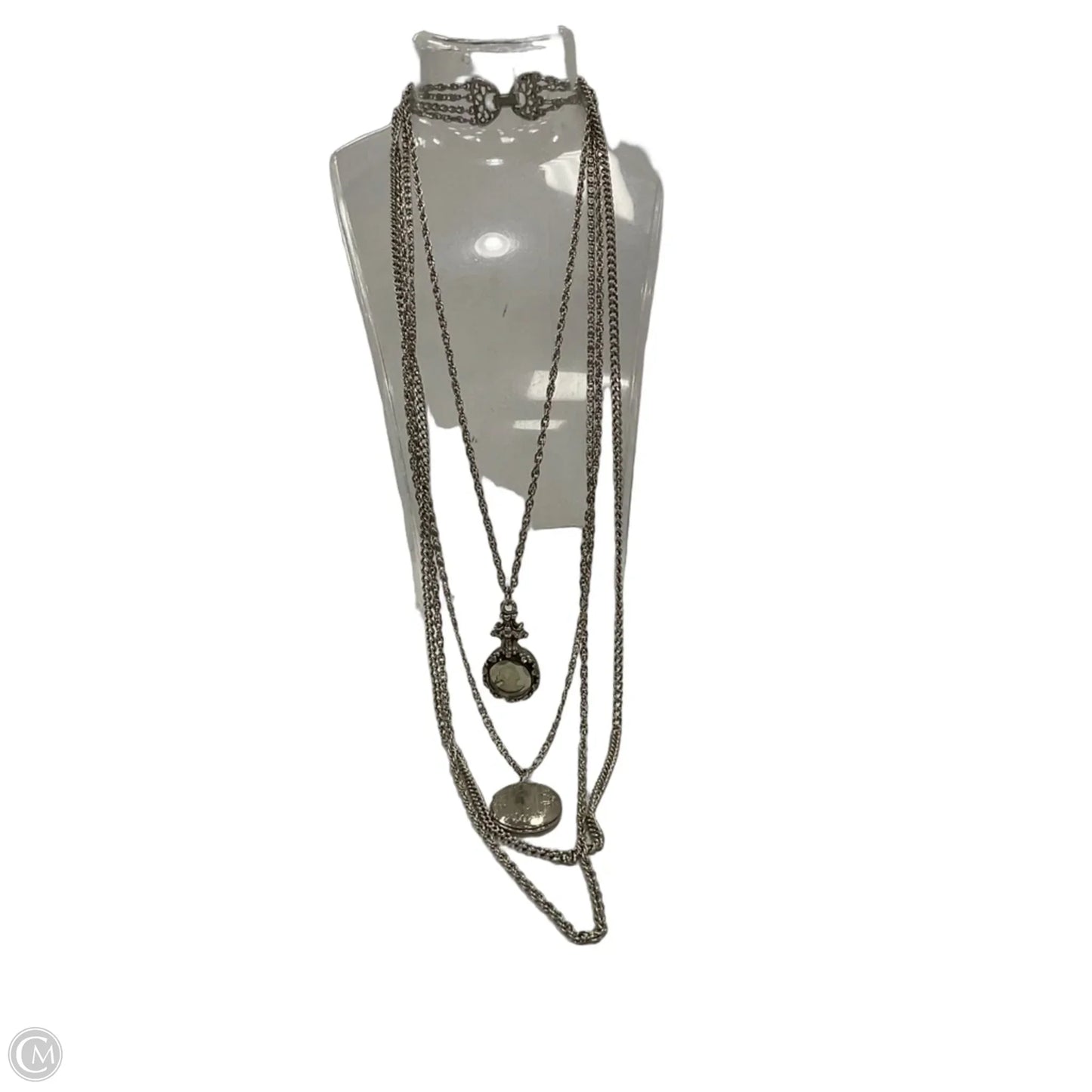 Necklace Statement By Goldette