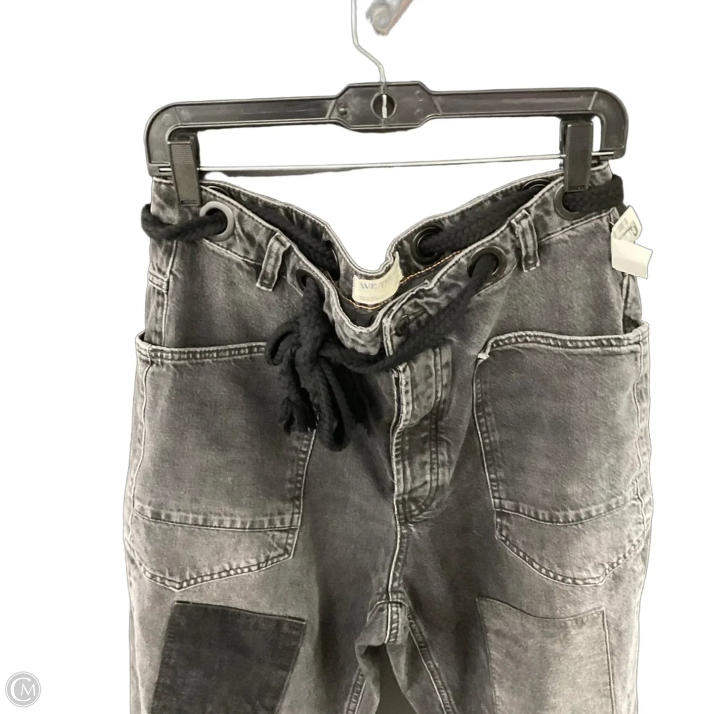 Jeans Wide Leg By We The Free In Black Denim, Size: 6l