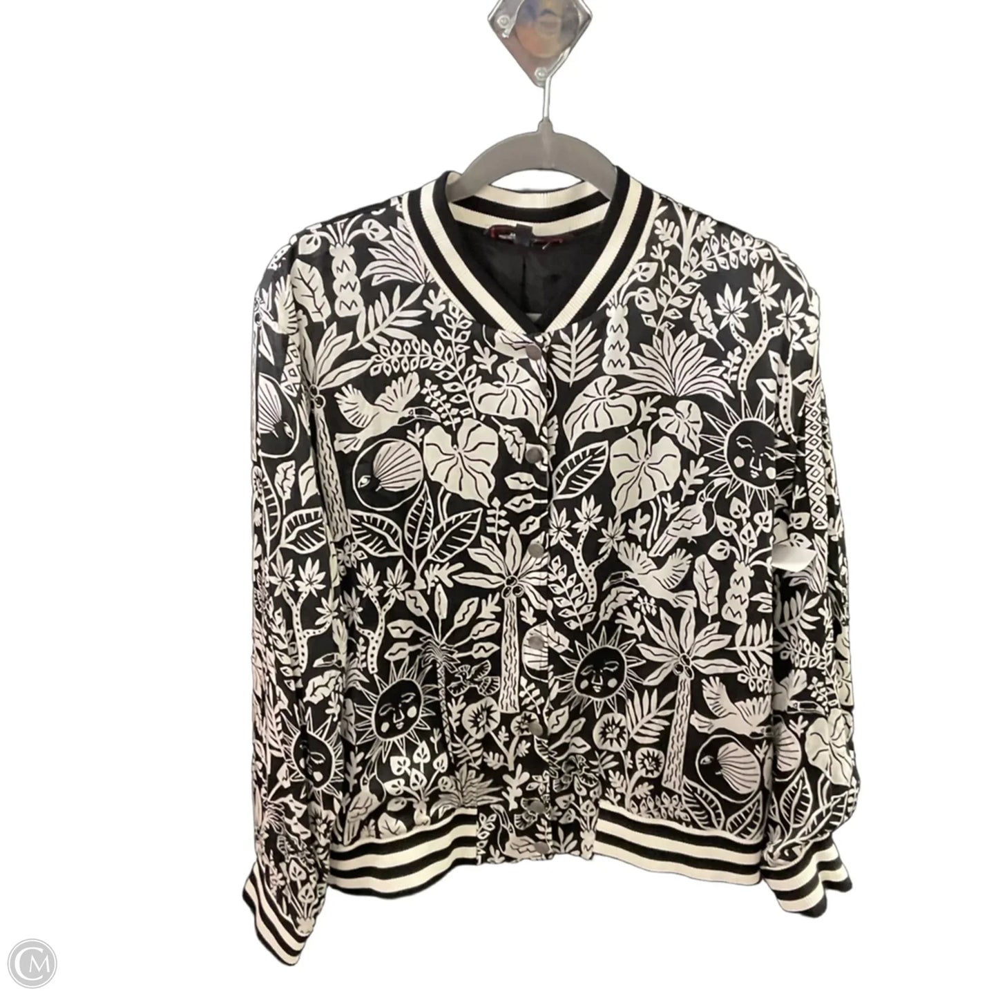 Jacket Other By Johnny Was In Black, Size: M