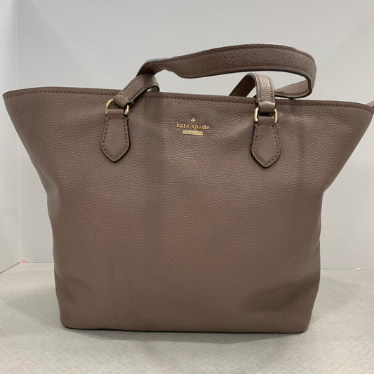 Brown Handbag Designer Kate Spade, Size Large