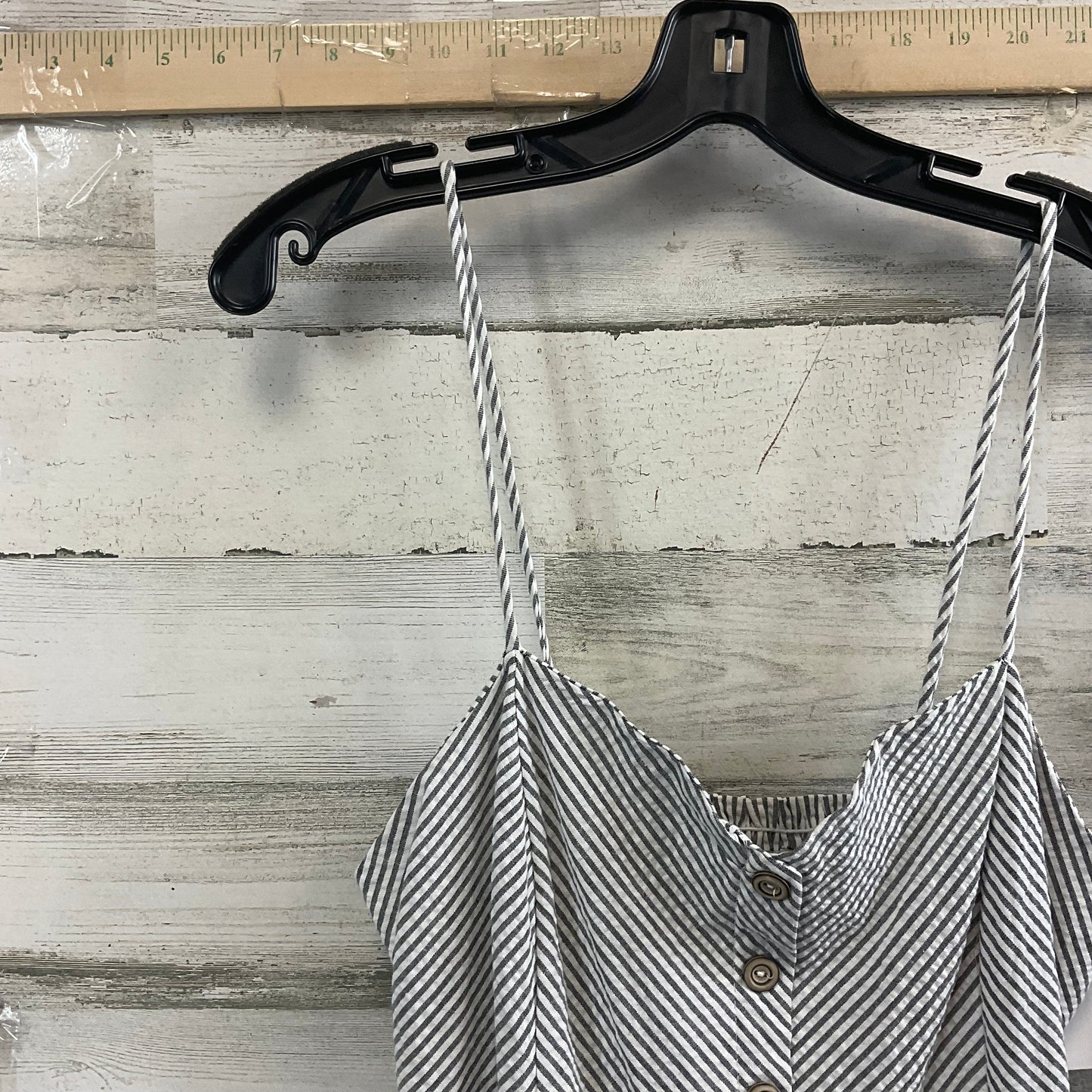 Grey Top Sleeveless Potters Pot, Size Xl