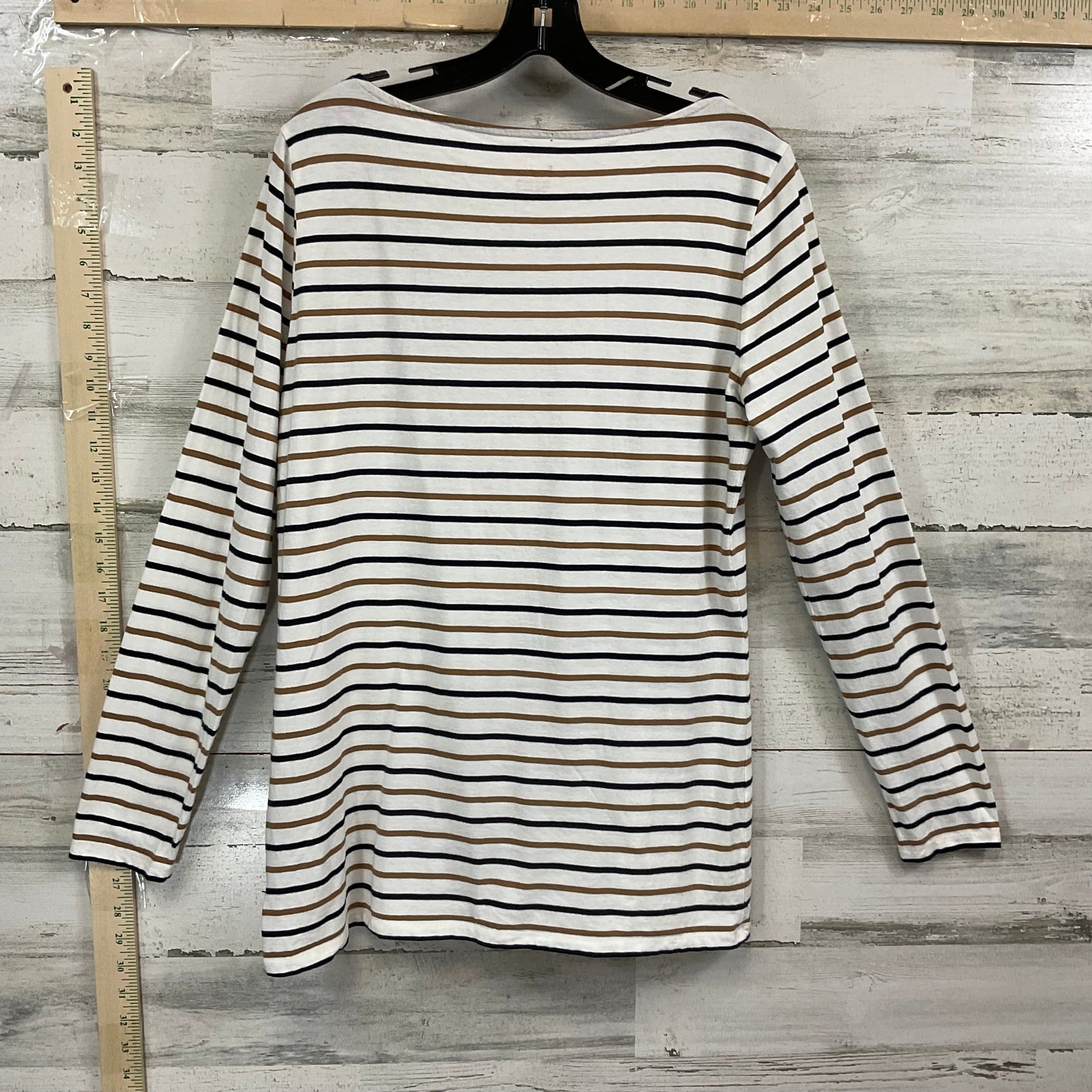 White Top Long Sleeve Basic Boden, Size M