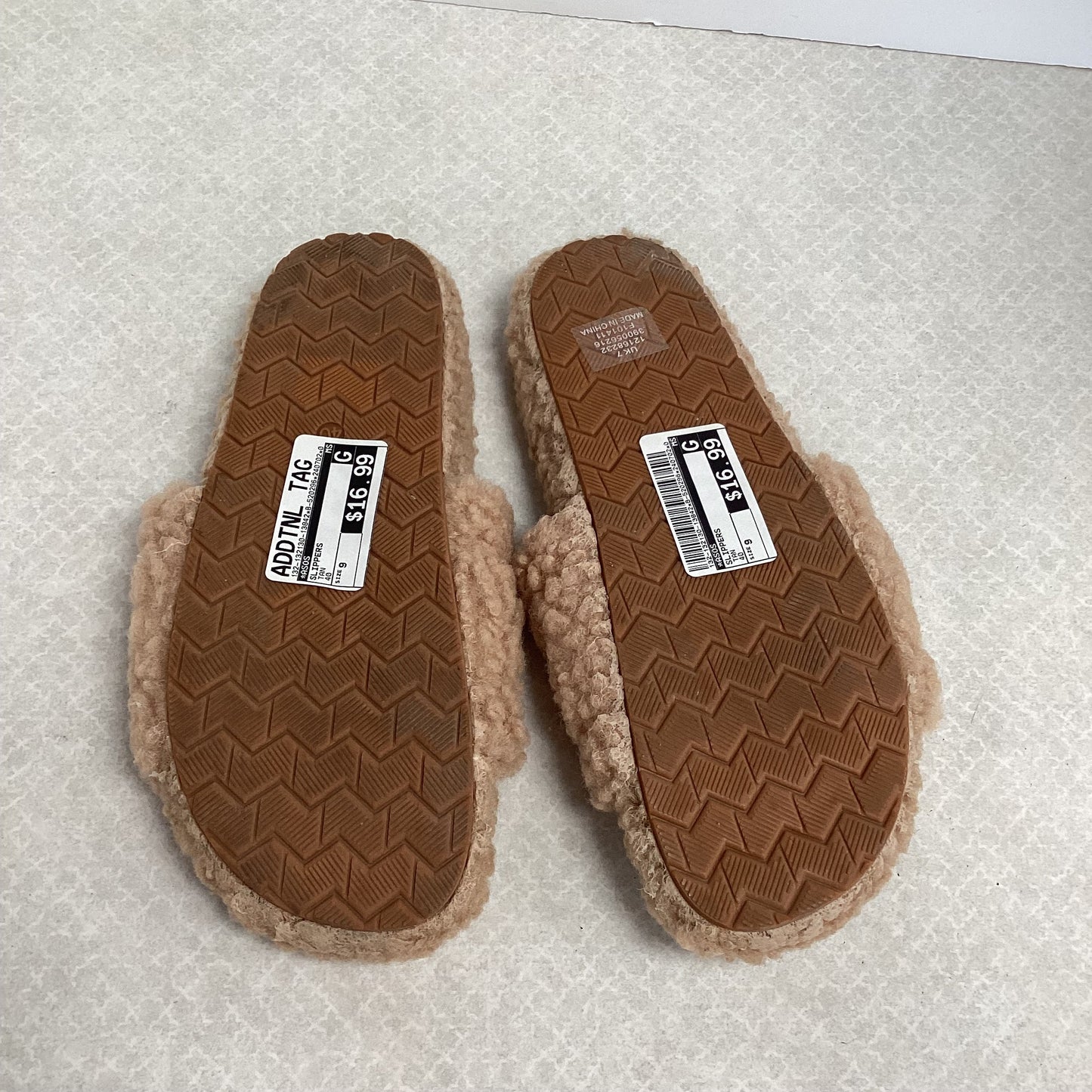 Slippers By Asos In Tan, Size: 9