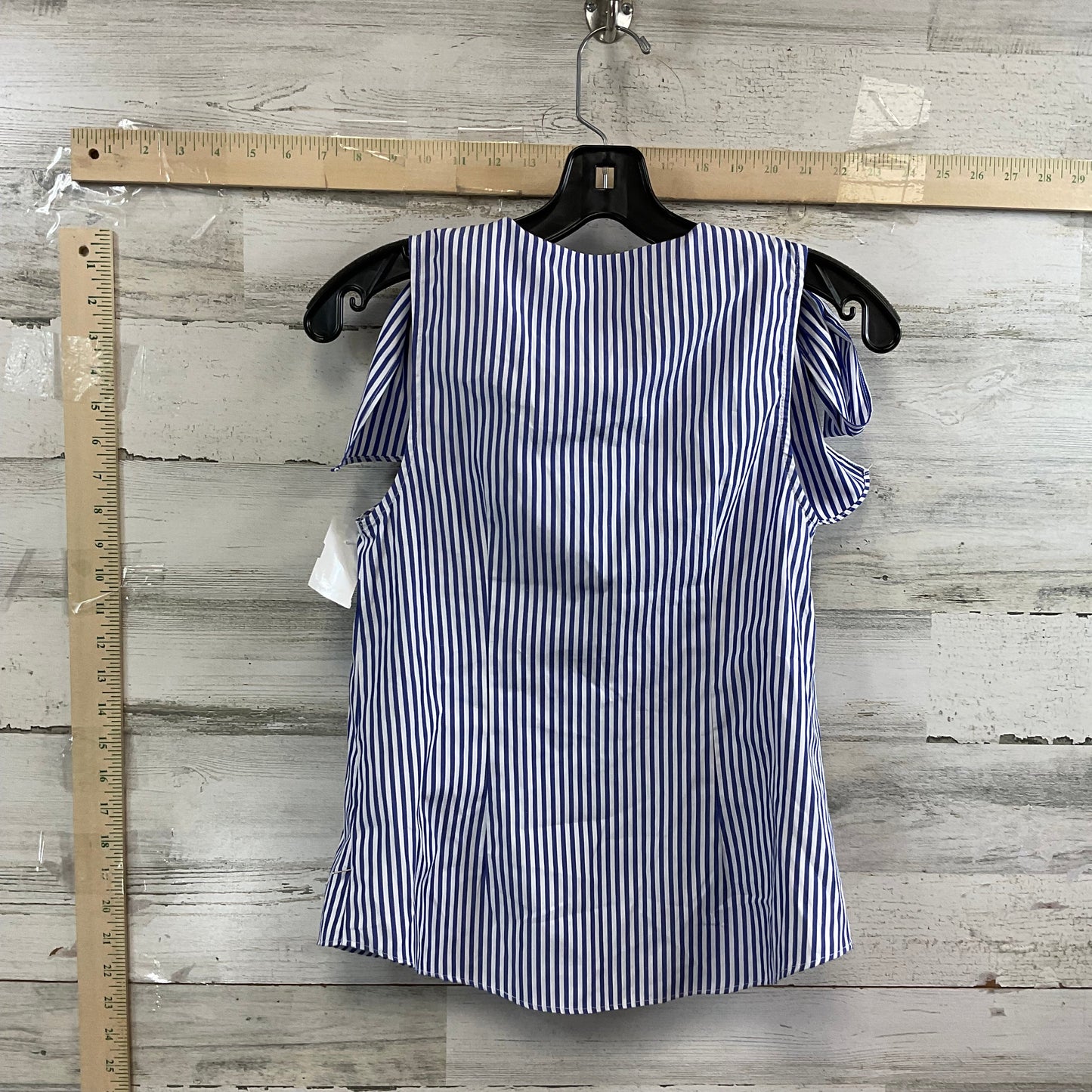 Blue & White Blouse Sleeveless JOA, Size Xs