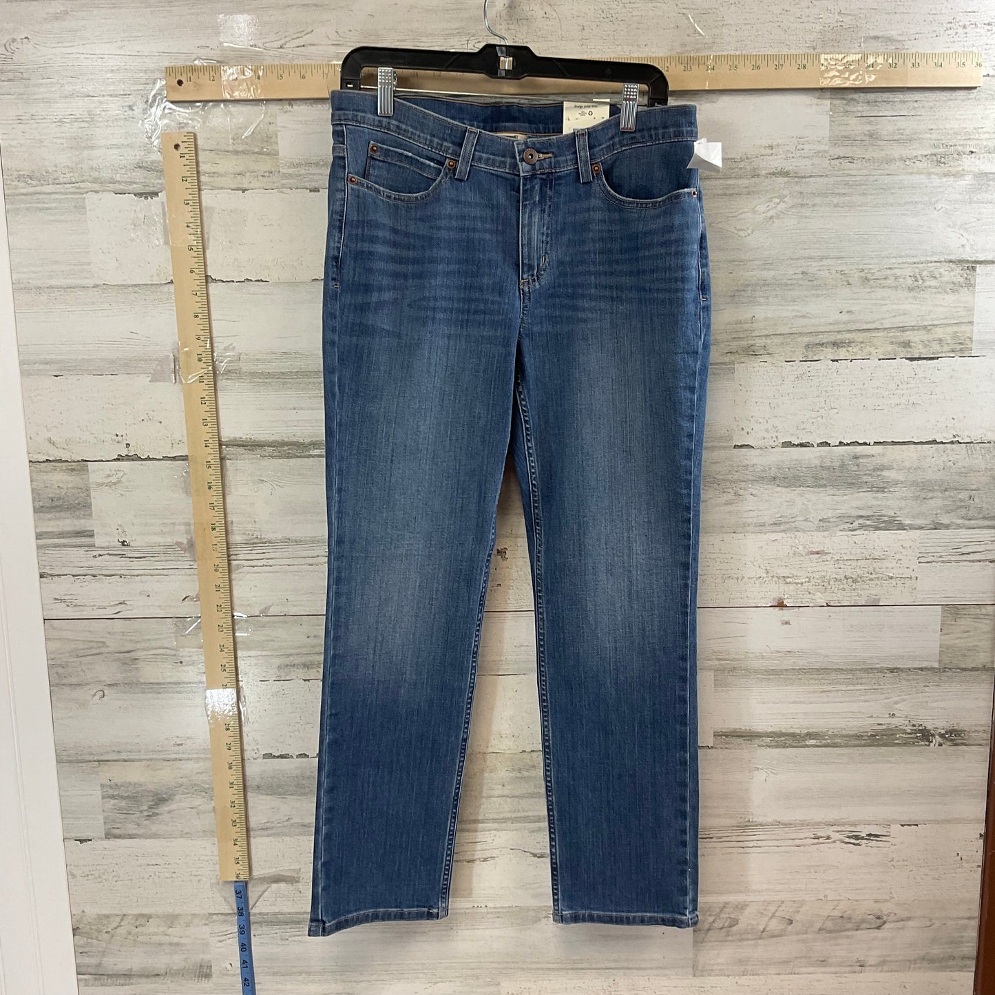 Blue Denim Jeans Straight Duluth Trading, Size 10