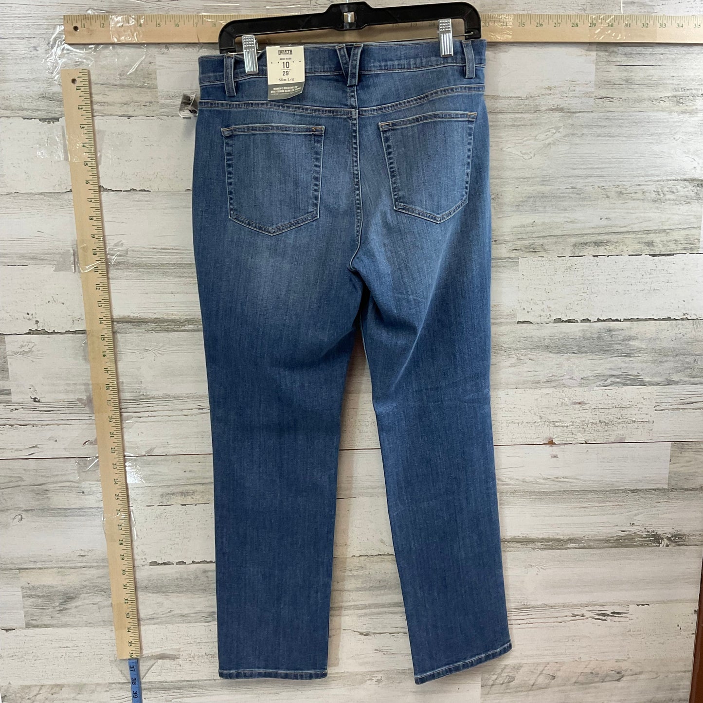 Blue Denim Jeans Straight Duluth Trading, Size 10
