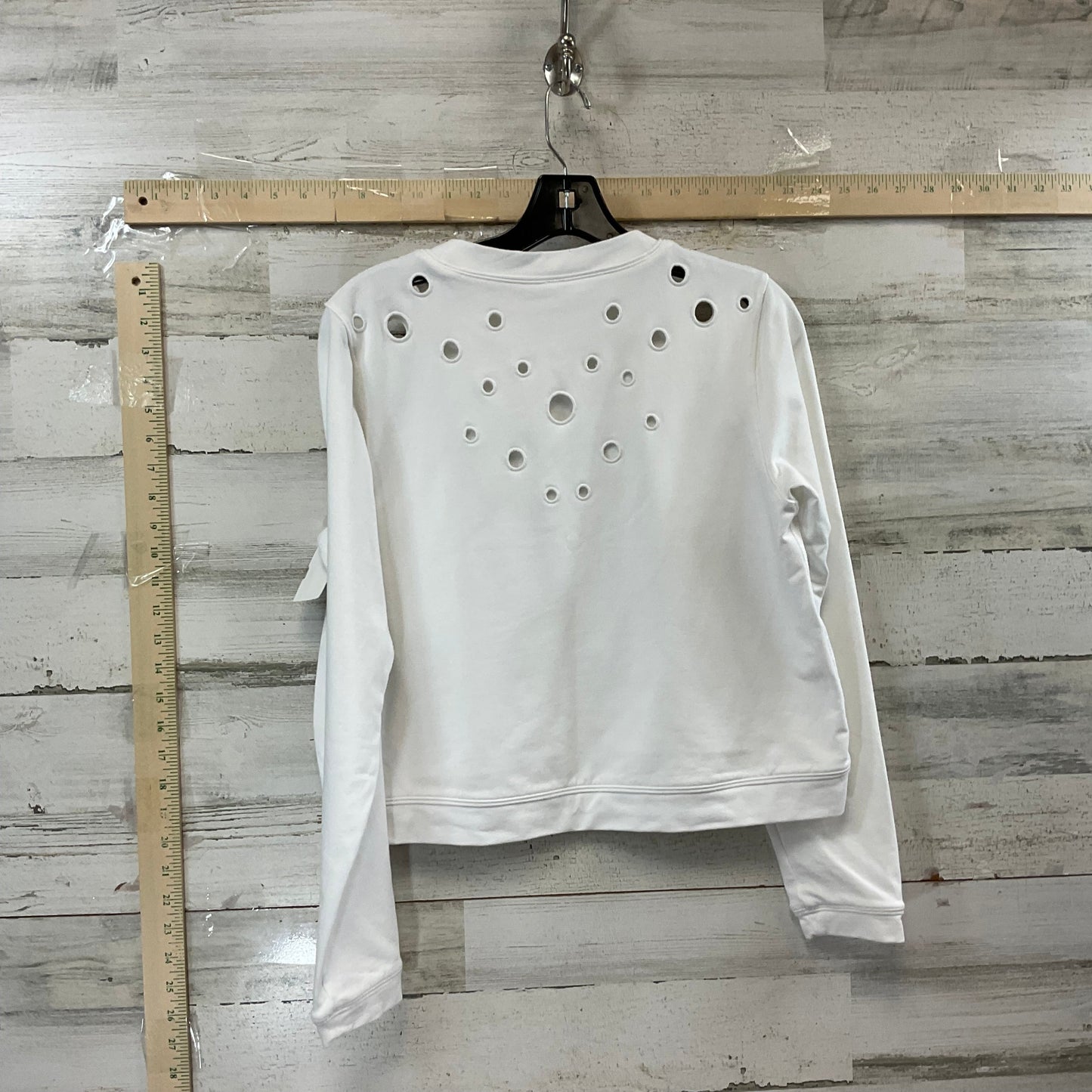 White Top Long Sleeve Lululemon, Size S