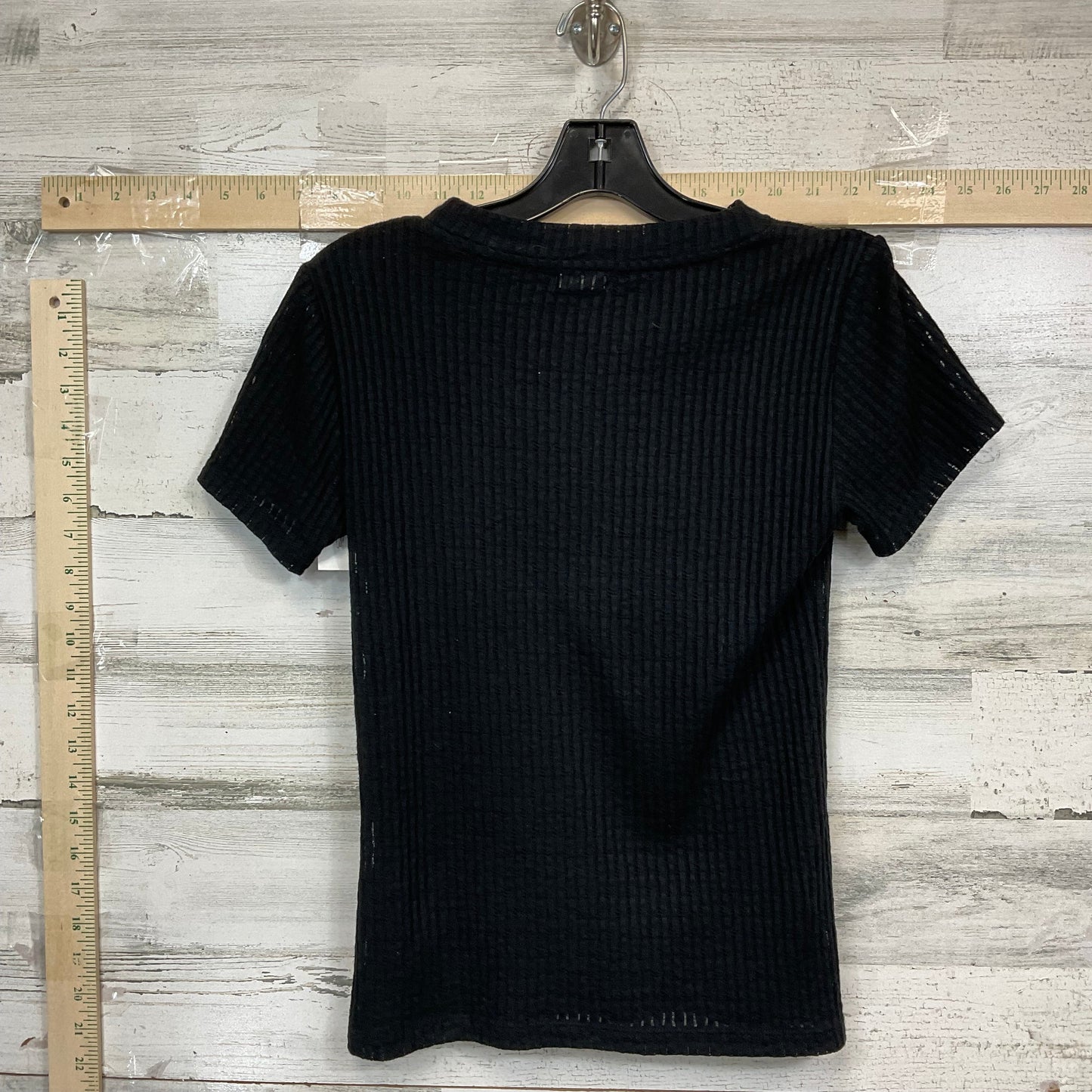 Black Top Short Sleeve Pilcro, Size Xs