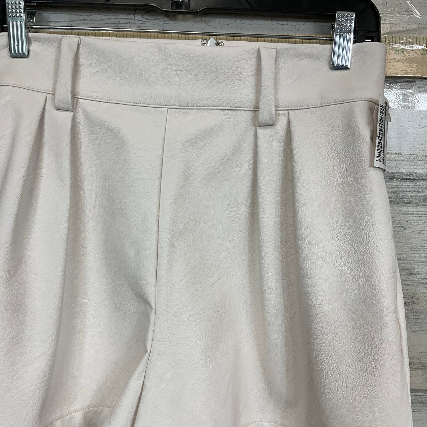 White Shorts Lavender Brown, Size S