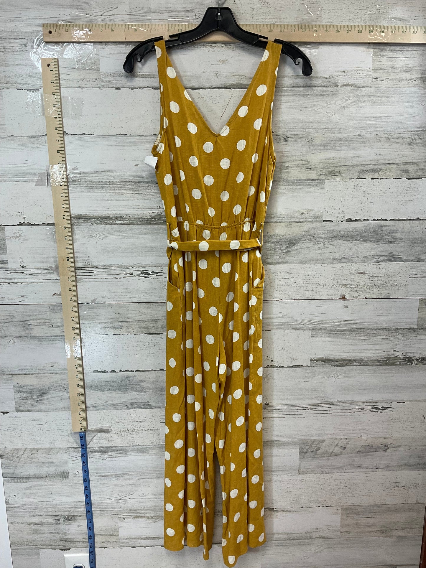 Yellow Jumpsuit Monteau, Size M