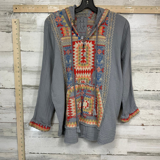 Grey Top Long Sleeve Johnny Was, Size Xs