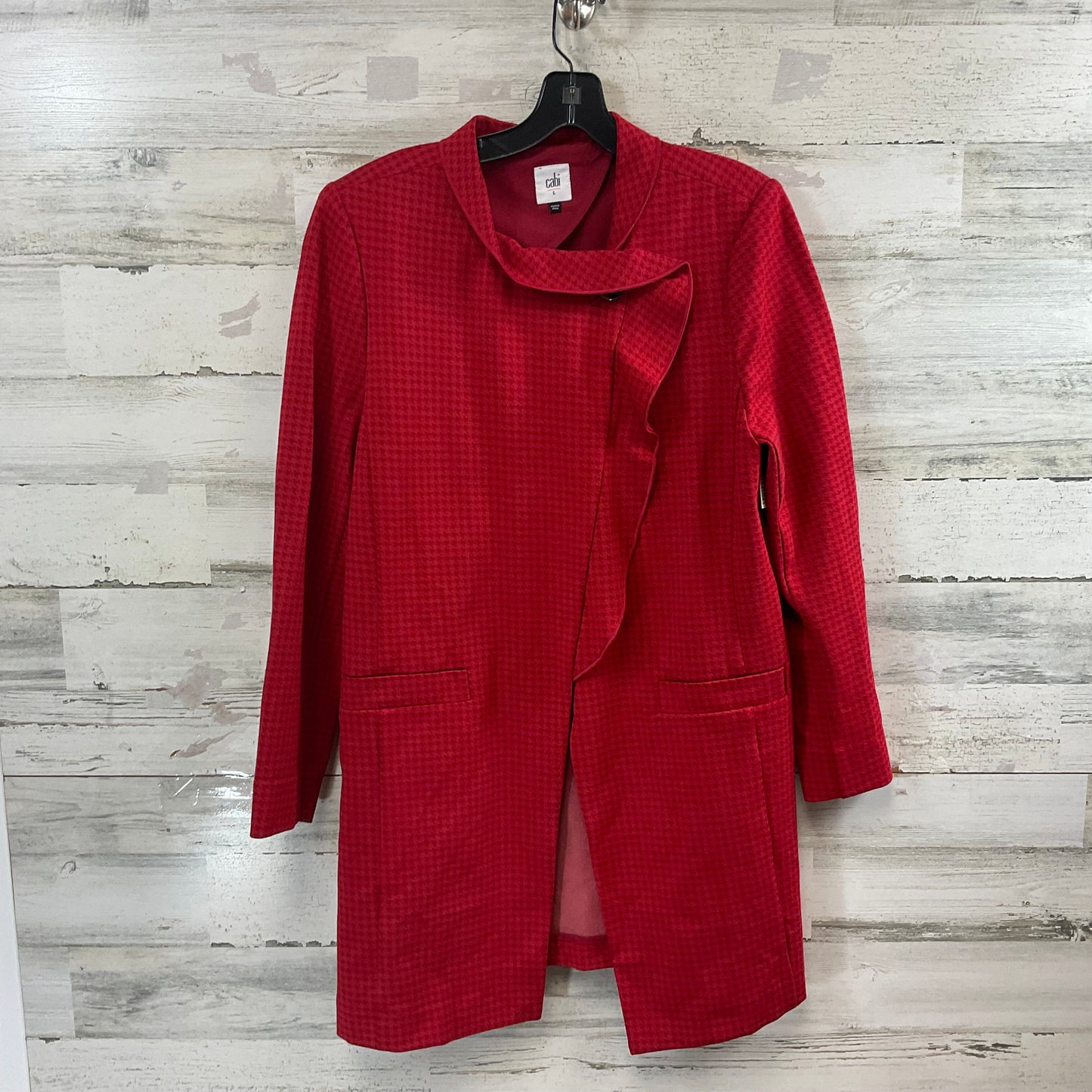 Jacket Other By Cabi In Red, Size: L