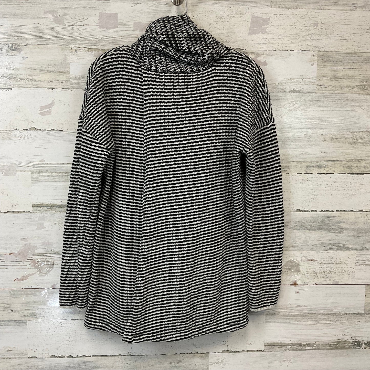 Sweater By Cabi In Black & White, Size: L