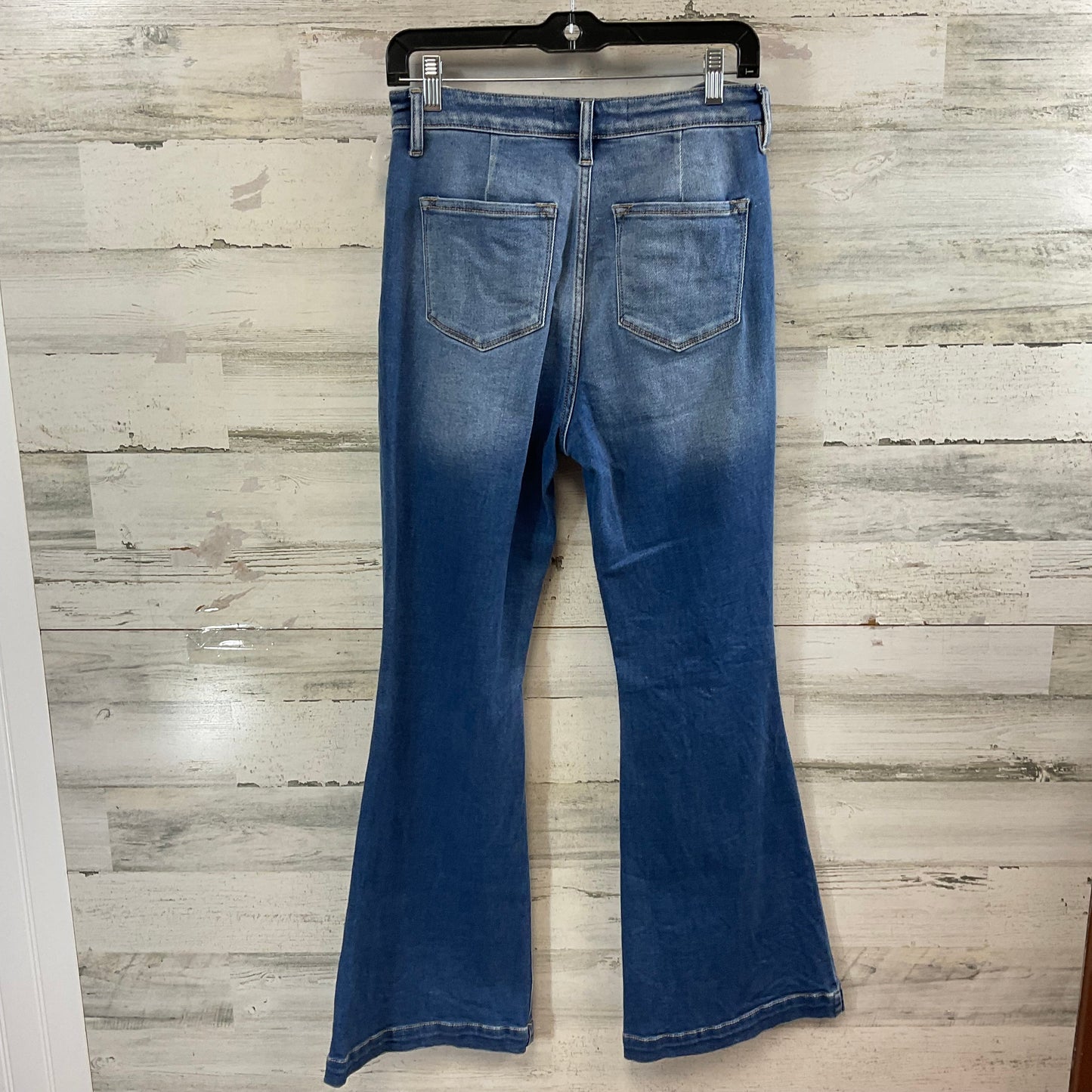 JEANS FLARED KANCAN in BLUE DENIM, Size: 6PETITE