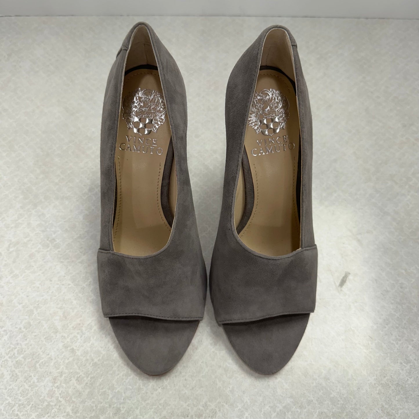 Shoes Heels Stiletto By Vince Camuto In Grey, Size: 7